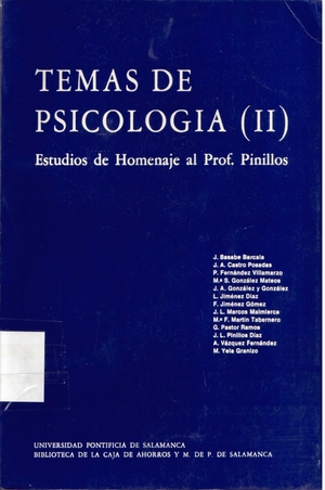 Temas de psicología (II)