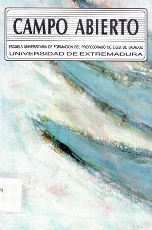 CAMPO ABIERTO: Revista de la Escuela Universitaria de F. del Profesorado de E.G.B. de Badajoz