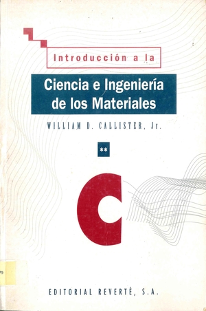 Introducción a la Ciencia e Ingeniería de los materiales (Vol. II)