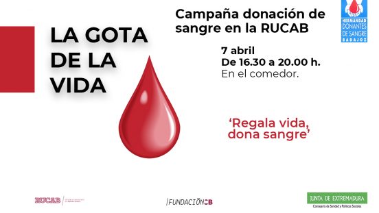 Campaña donación de sangre en la RUCAB