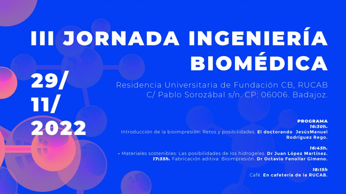 III Jornada de Ingeniería Biomédica en Badajoz